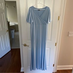Women’s Blue Maternity Dress